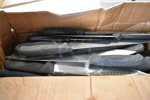 60 SHARPENED Stainless Steel Knives Including Chef Knives. 60 Times Your Bid! 