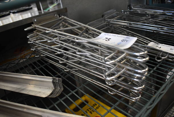 ALL ONE MONEY! Lot of 3 Chrome Finish Brackets! 3x19.5x7.5 - Image 2 of 3