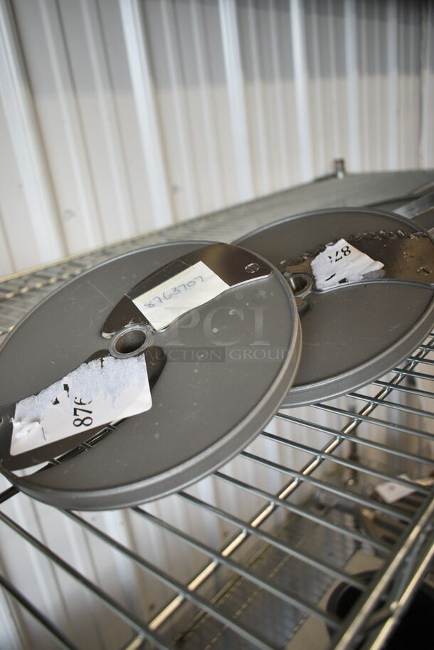 9 BRAND NEW SCRATCH AND DENT! Robot Coupe Metal Food Processor Blades Including ES6 1/4", E/S2 5/64", 3mm, J-3x3mm, Br 1/8". 9 Times Your Bid! - Image 5 of 12