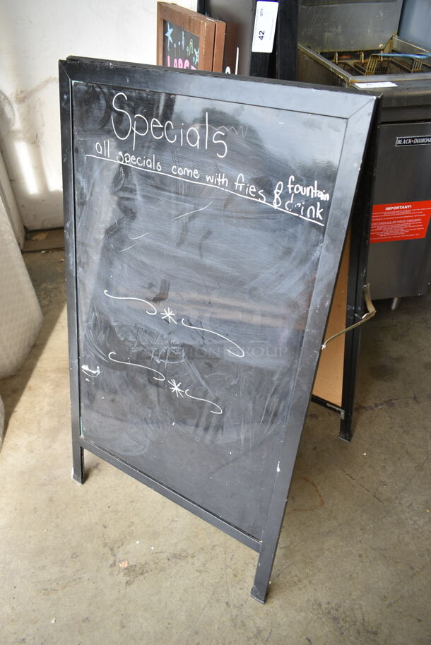 3 Various A Frame Sidewalk Signs. 3 Times Your Bid!  - Image 2 of 4