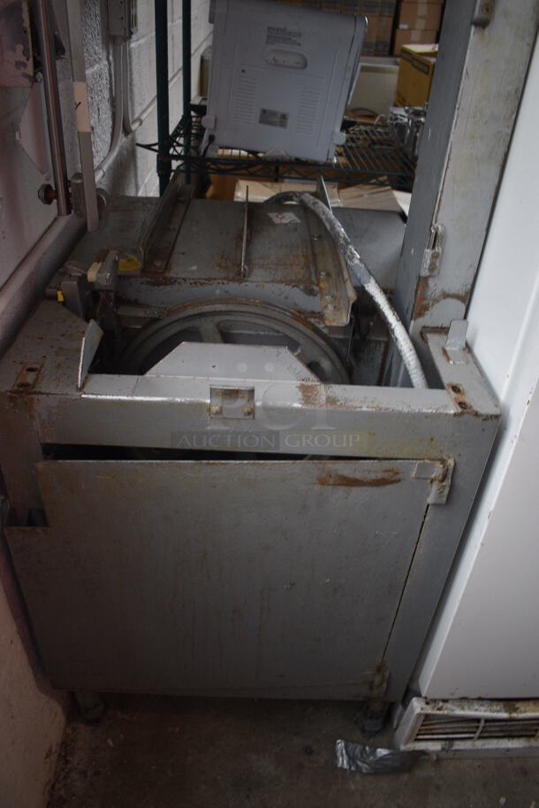 Hobart Metal Commercial Floor Style Meat Saw. Missing Pieces. 208-240 Volts. 27x34x74 - Image 3 of 8