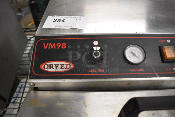 Orved Model VM98 Stainless Steel Commercial Countertop Sealer. 18.5x16x7.5. Tested and Powers On But Does Not Seal - Image 4 of 4