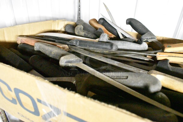 100 SHARPENED Stainless Steel Knives Including Fillet Knives. 100 Times Your Bid!  - Image 7 of 9