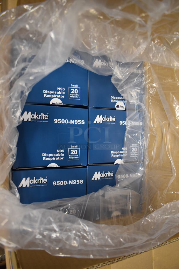 PALLET LOT OF 18 Cases of 12 BRAND NEW! Makrite 9500-N95S N95 Disposable Respirator. Each Box Has 20 Masks. Total of Approximately 4,320 Masks. 18 Times Your Bid! - Image 5 of 7
