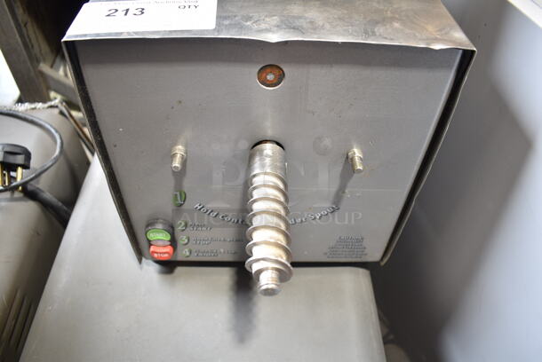 Olde Tyme PN2 Stainless Steel Commercial Countertop Nut Grinder Base w/ Hopper Mount. 115 Volts, 1 Phase. Tested and Cannot Test Due To Cut Power Cord - Image 2 of 4