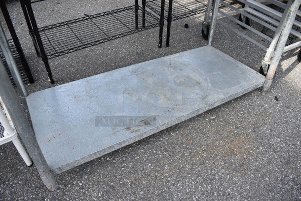 Stainless Steel Table w/ Metal Under Shelf. 60x30x36 - Image 4 of 5