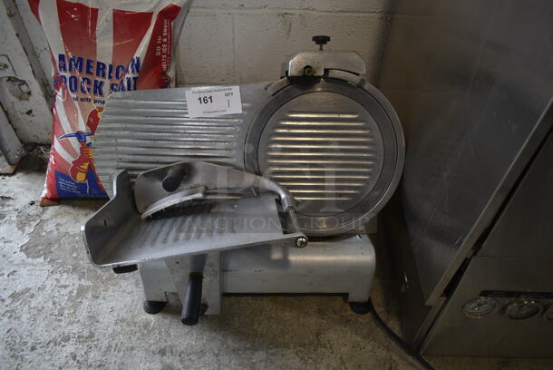 Stainless Steel Commercial Countertop Meat Slicer w/ Blade Sharpener. Tested and Working! - Image 1 of 5