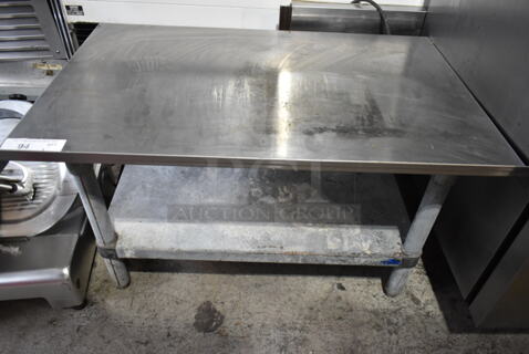 Stainless Steel Commercial Equipment Stand w/ Metal Under Shelf. 