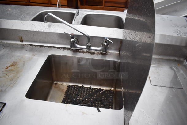 Stainless Steel Soda Station w/ Sink Bay, Faucet, Handles and Splash Guard. 156x31x56 - Image 5 of 6
