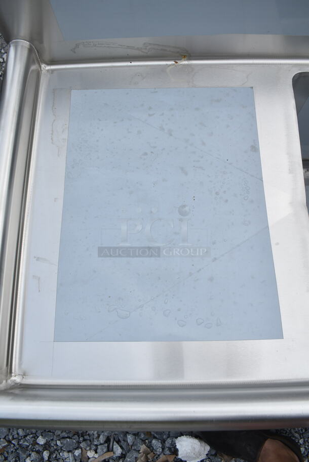 BRAND NEW SCRATCH AND DENT! Regency 600S31818218 Stainless Steel 3 Bay Sink w/ Dual Drain Boards. No Legs. - Image 8 of 9