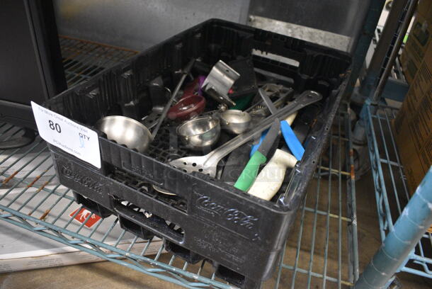 ALL ONE MONEY! Lot of Various Utensils in Black Bin! - Image 4 of 4