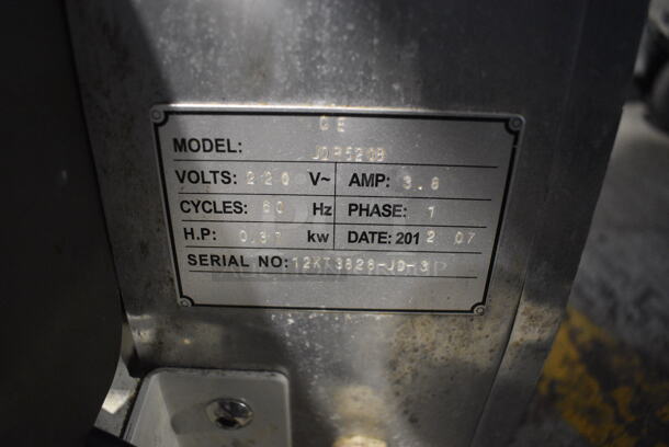 Omcan JDR520B Metal Commercial Countertop Electric Powered Reversible Dough Sheeter. 220 Volts, 1 Phase. 80x35x26 - Image 7 of 8