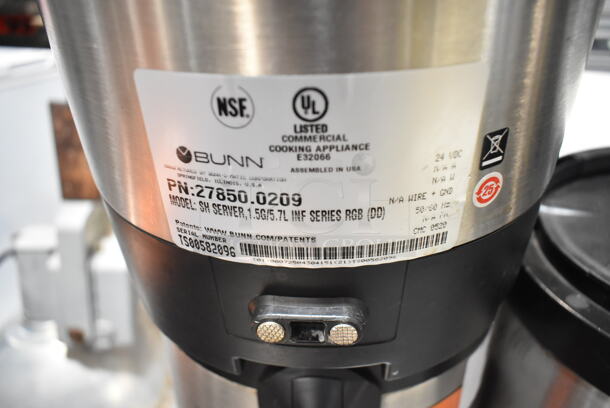 3 Bunn SH SERVER Stainless Steel Commercial Coffee Satellite Dispensers. 3 Times Your Bid! - Image 5 of 7