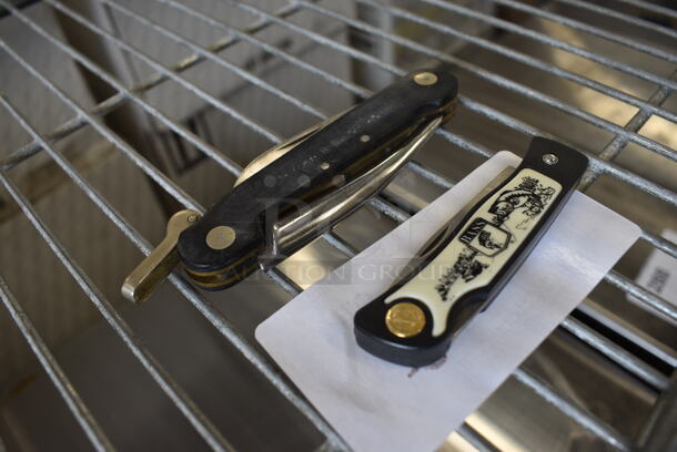 2 Metal Pocket Knives Including Kabar Rigging Knife. 3.5", 4.5'. 2 Times Your Bid! - Image 2 of 5