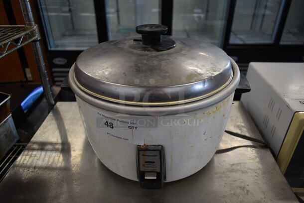 Panasonic SR-42HZP Metal Countertop Electric Powered Automatic Rice Cooker. 120 Volts, 1 Phase. Tested and Working!