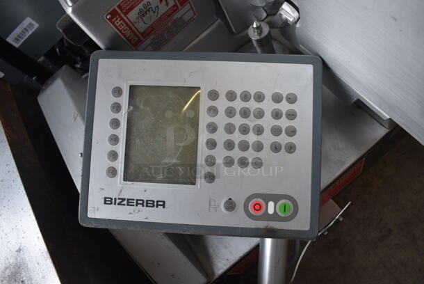 Bizerba A 404 FB US Stainless Steel Commercial Countertop Meat Slicer Stacker. 120 Volts, 1 Phase. 48x28x23. Tested and Does Not Power On - Image 3 of 8