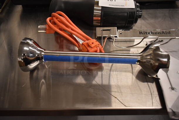 BRAND NEW SCRATCH AND DENT! KitchenAid KHBC312OB 300 Series 12" Two-Speed Metal Commercial Immersion Blender. 120 Volts, 1 Phase. Tested and Working! - Image 3 of 6