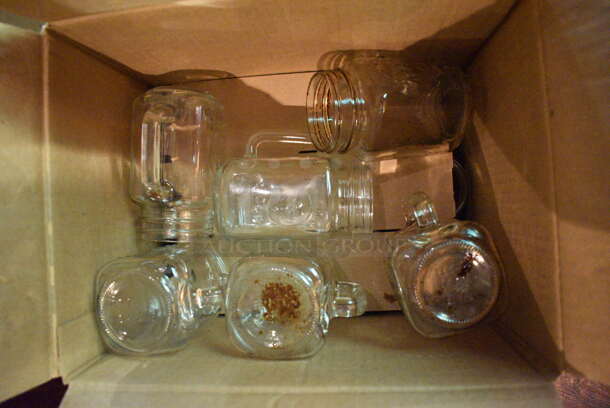 ALL ONE MONEY! Lot of Glass Mugs. Includes 4x3x5. (bar) - Image 1 of 3