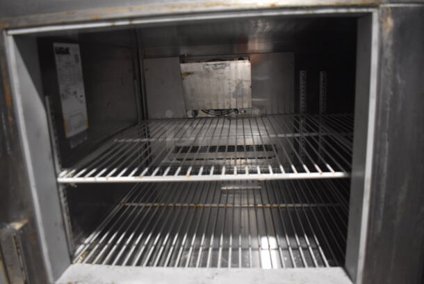 Kairak KBP-915 Sandwich Prep Table With 3 Door Refrigerated Base and Polycoated Racks on Commercial Casters. 115V. Can't Test Due To Cut Cord - Image 5 of 8