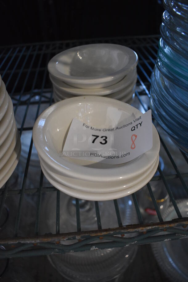 8 White Ceramic Bowls. 5x5x2. 8 Times Your Bid! - Image 4 of 4