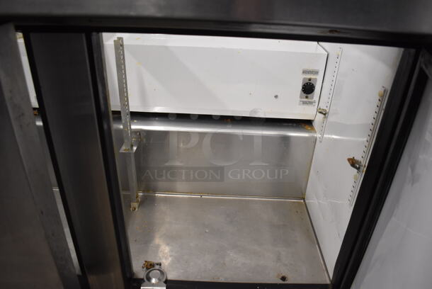 2013 True TSSU-72-30M-B-ST Stainless Steel Commercial Sandwich Salad Prep Table Bain Marie Mega Top on Commercial Casters. 115 Volts, 1 Phase. 72x34x44. Tested and Working! - Image 8 of 8