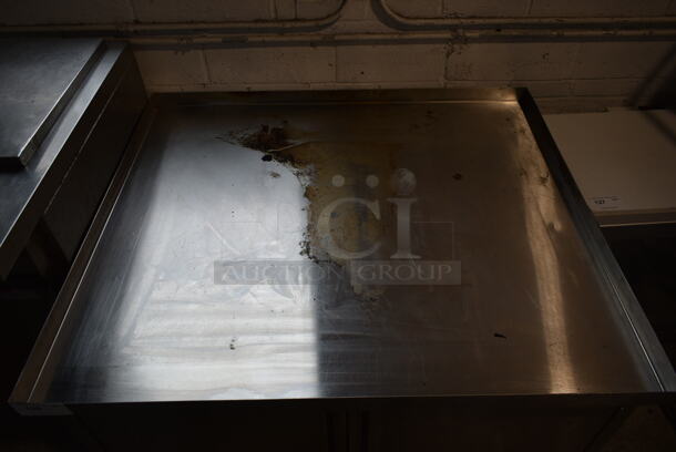Stainless Steel Commercial Equipment Stand w/ 2 Doors on Commercial Casters.  - Image 2 of 5