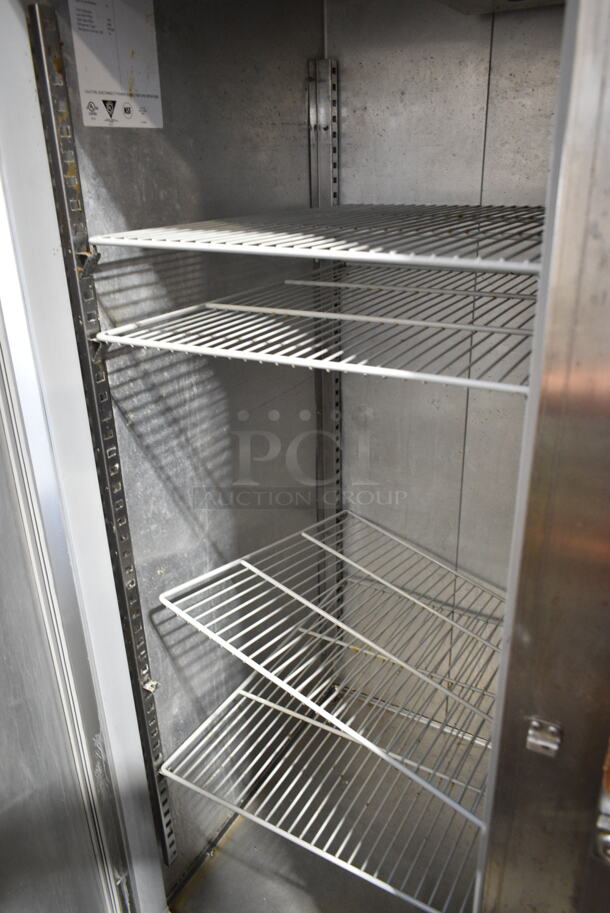 McCall 4-4045C Stainless Steel Commercial 2 Door Reach In Cooler w/ Racks. 115 Volts, 1 Phase. Tested and Working! - Image 4 of 6