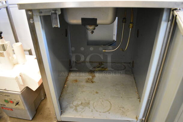 Duke Stainless Steel Commercial Single Bay Sink w/ Faucet and Door. 24x30x41 - Image 4 of 6