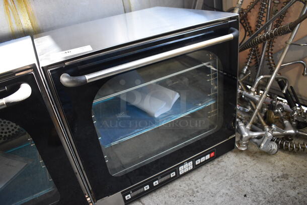 BRAND NEW! Perspective Model EB-1AE Stainless Steel Commercial Countertop Electric Powered Convection Oven w/ View Through Door and Metal Oven Racks. 220 Volts, 1 Phase. 23.5x23x22 - Image 4 of 5