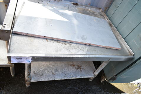 Stainless Steel Equipment Stand w/ Under Shelf. 