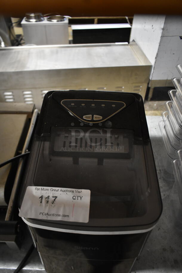 Silonn SLIM01B Metal Countertop Ice Machine. 115 Volts, 1 Phase.  - Image 3 of 6