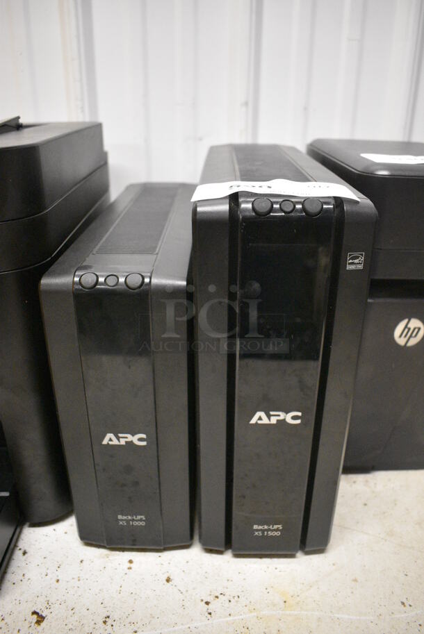 2 APC Back Ups; XS 1000 and XS 1500. 4x15x10, 4.5x15x12. 2 Times Your Bid!