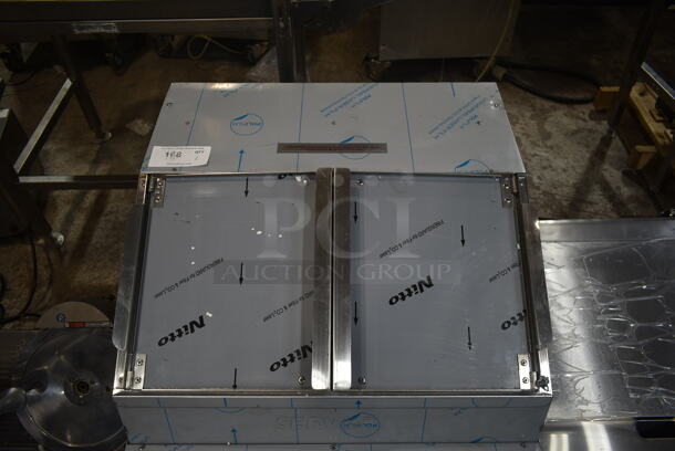 BRAND NEW SCRATCH AND DENT! 2023 ServIt 423TCW26 Stainless Steel Commercial 26 Gallon First-In First-Out Chip Warmer / Merchandiser. 120 Volts, 1 Phase. Tested and Does Not Power On - Image 3 of 7