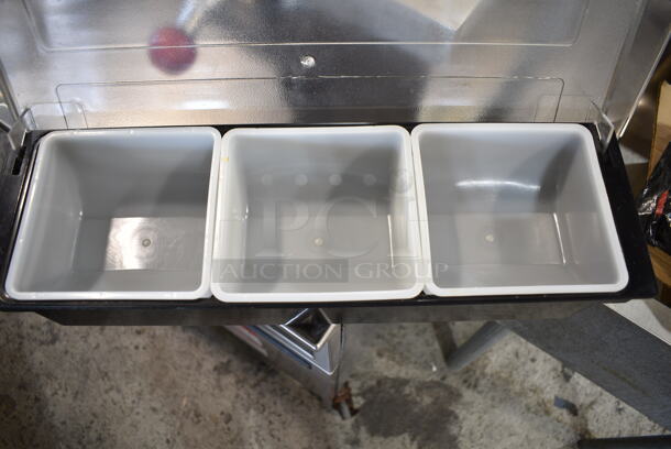 ALL ONE MONEY! Lot of 5 Various Items Including 2 Poly Condiment Rails, BladeRunner BR-24 Cleaner, ScotchBrite Griddle Cleaner and Disco Shortening Filter Cones.  - Image 6 of 7