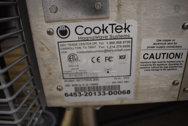2020 CookTek MC17004-200 Stainless Steel Commercial Countertop Electric Powered 4 Burner Range. 208 Volts. 25x31x17 - Image 7 of 7
