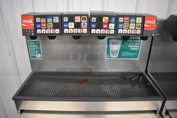 Stainless Steel Commercial 5 Head Carbonated Beverage Machine on Ice Bin. 30x25x56 - Image 3 of 5