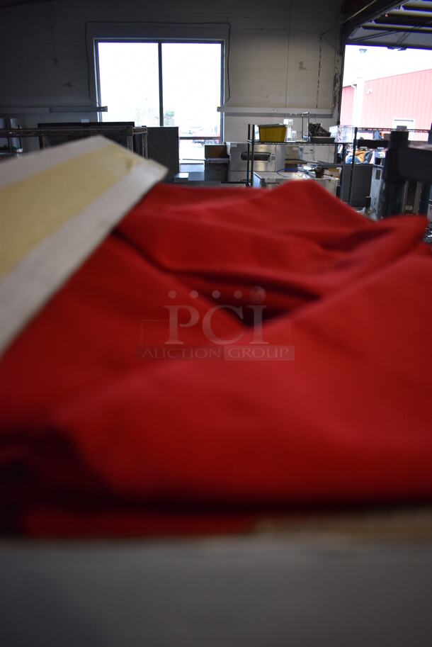 ALL ONE MONEY! Lot of 4 Tiers Worth of Various Items Including Tablecloths! Does Not Include Shelving Unit - Image 2 of 11