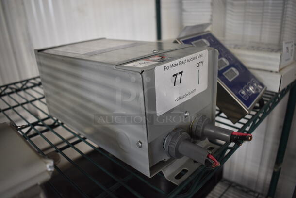 Larson MT-BBT-240V-208V-53.1A Gray Metal Box. 5.5x5.5x10 - Image 2 of 3