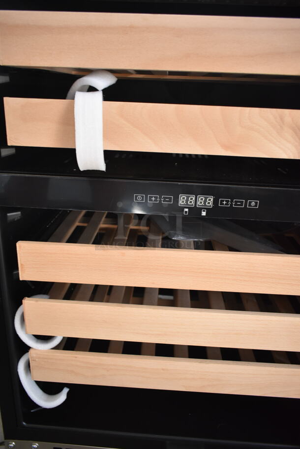 BRAND NEW SCRATCH AND DENT! Whynter BWR-462DZ Metal 46-Bottle Dual Temperature Zone Built Wine Chiller Merchandiser. 115 Volts, 1 Phase. Tested and Working! - Image 5 of 6