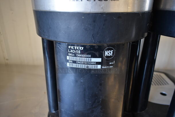 2 Fetco L4D-15 Stainless steel and Poly Beverage Holder Dispensers w/ Drip Trays. 2 Times Your Bid! - Image 5 of 6