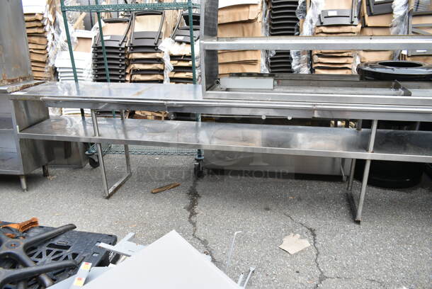 2 Eagle Stainless Steel 2 Tier Over Shelves. 160x18x33, 64x18x37. 2 Times Your Bid! - Image 3 of 6