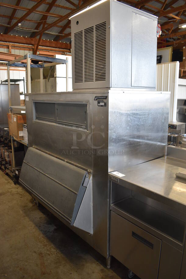 Scotsman Model FME1200AE-3A Stainless Steel Commercial Ice Machine Head on Follett Stainless Steel Commercial Ice Bin. 208/230 Volts, 3 Phase. 60x40x87 - Image 9 of 9
