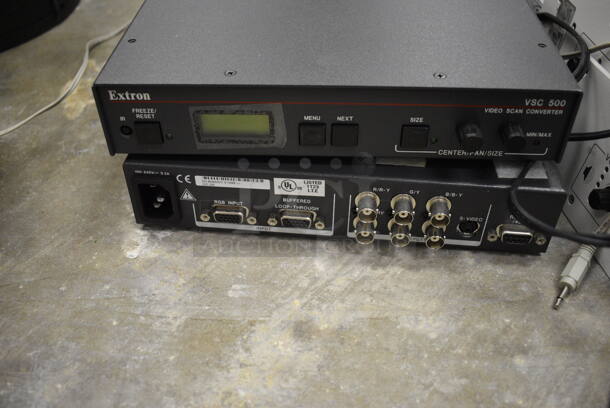 ALL ONE MONEY! Lot of Altec Lansing ACS5 Computer Speakers, Extron VSC 500 Video Scan Converters (Main Building)  - Image 5 of 7