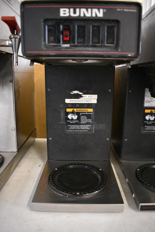 Bunn Model VP17-1 Metal Commercial Countertop Single Burner Coffee Machine. 120 Volts, 1 Phase. 8x18x18 - Image 5 of 5