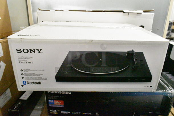 4 Various Items IN ORIGINAL BOX Including Lifestyle LS-CCW27QB Cooler and Warmer, Pyle PLHRDVD90KT Dual Headrest Monitor, Sony PS-LX310BT Bluetooth Turntable, Panasonic DP-UB9000PC1 BluRay Disc Player. 4 Times Your Bid! - Image 9 of 12