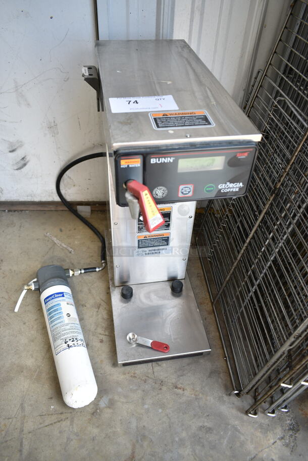 Bunn AXIOM-DV-APS Stainless Steel Commercial Countertop Coffee Machine w/ Hot Water Dispenser. 120 Volts, 1 Phase.  - Image 1 of 5
