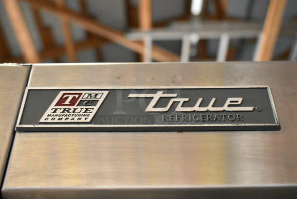 2017 True T-35 Stainless Steel Commercial 2 Door Reach In Cooler w Poly Coated Racks on Commercial Casters. 115 Volts, 1 Phase. Tested and Working! - Image 2 of 6