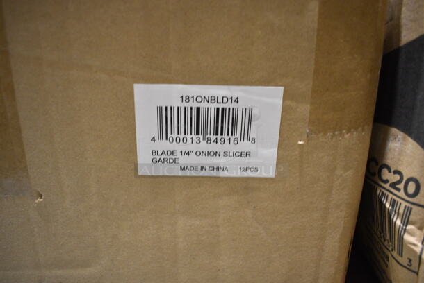 2 Boxes of 12 BRAND NEW SCRATCH AND DENT! 181ONBLD14 Garde 181ONBLD14 1/4" Blade Assembly for Onion Slicer - 2/Set. 2 Times Your Bid! - Image 4 of 5