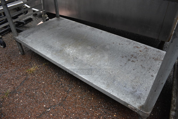 Stainless Steel Table w/ Metal Under Shelf. 60x30x34 - Image 3 of 4