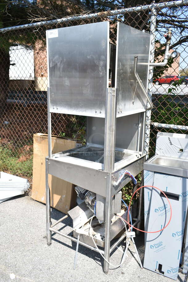 2018 Noble Wareforce I-E Stainless Steel Commercial Straight Pass Through Dishwasher. 115 Volts, 1 Phase.  - Image 3 of 9